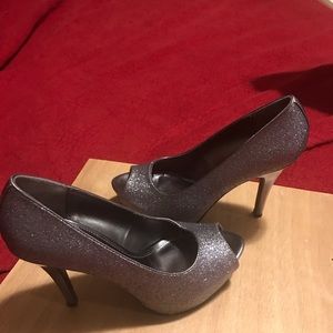 Glammy heels worn only once